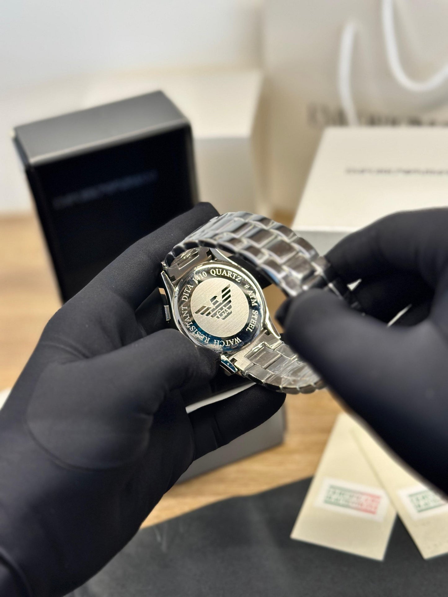 Men’s Classic Analog Chronograph Watch with Quartz Movement