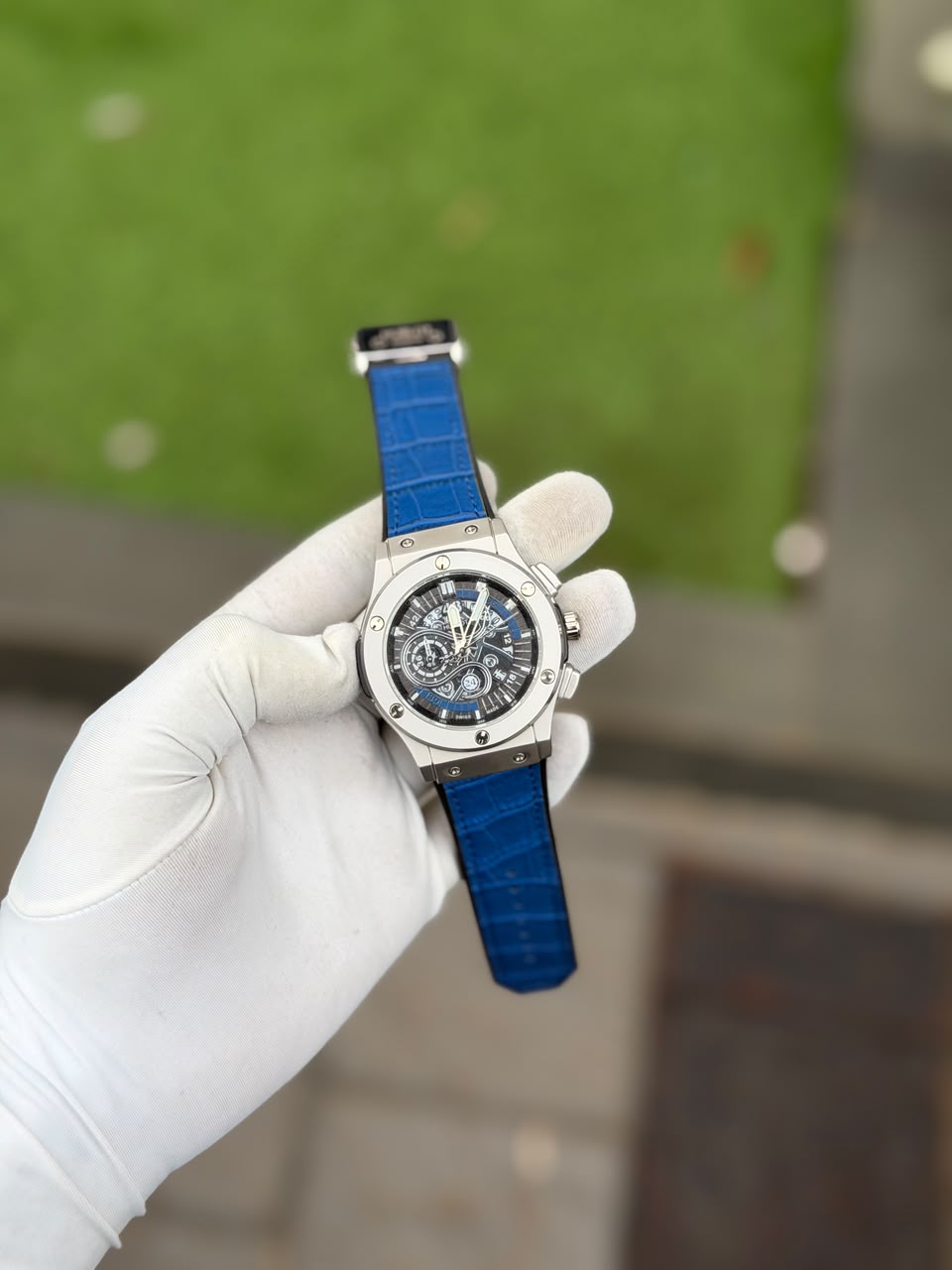 #Silver/Blue