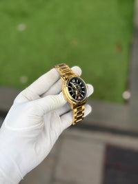 Men's luxury skeleton watch - Black Gold
