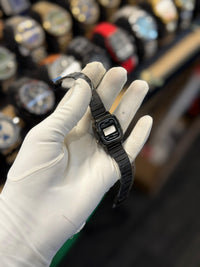 Vintage Square Digital Watch with Black  Strap – 7A Quality