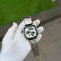 Silver/White