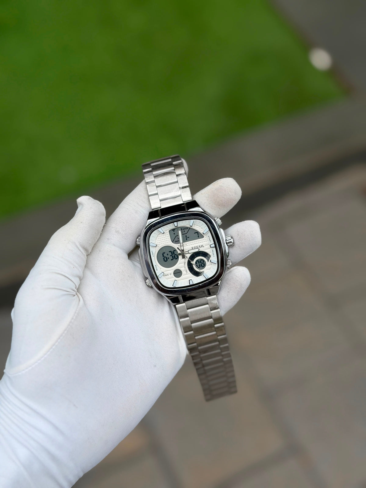 #Silver/White