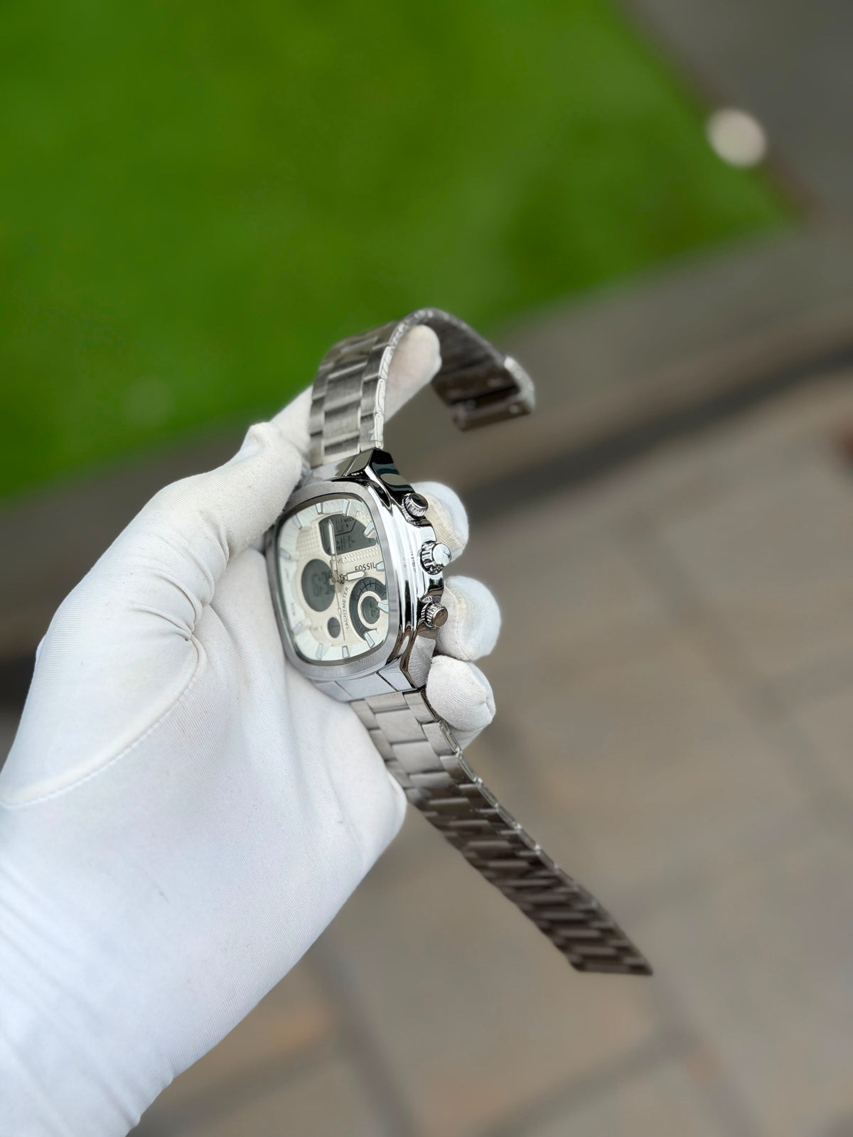 #Silver/White