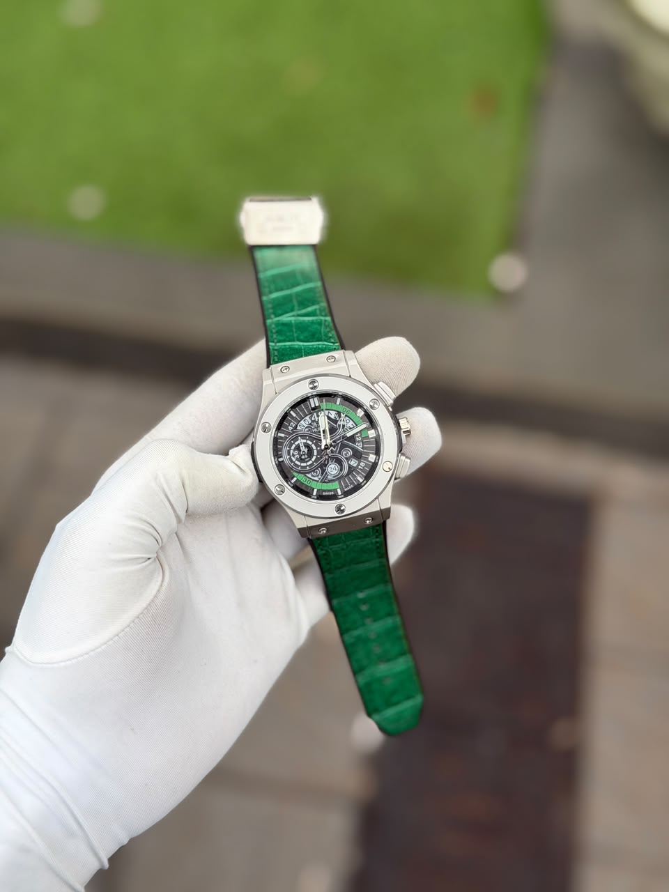 #Silver/Green