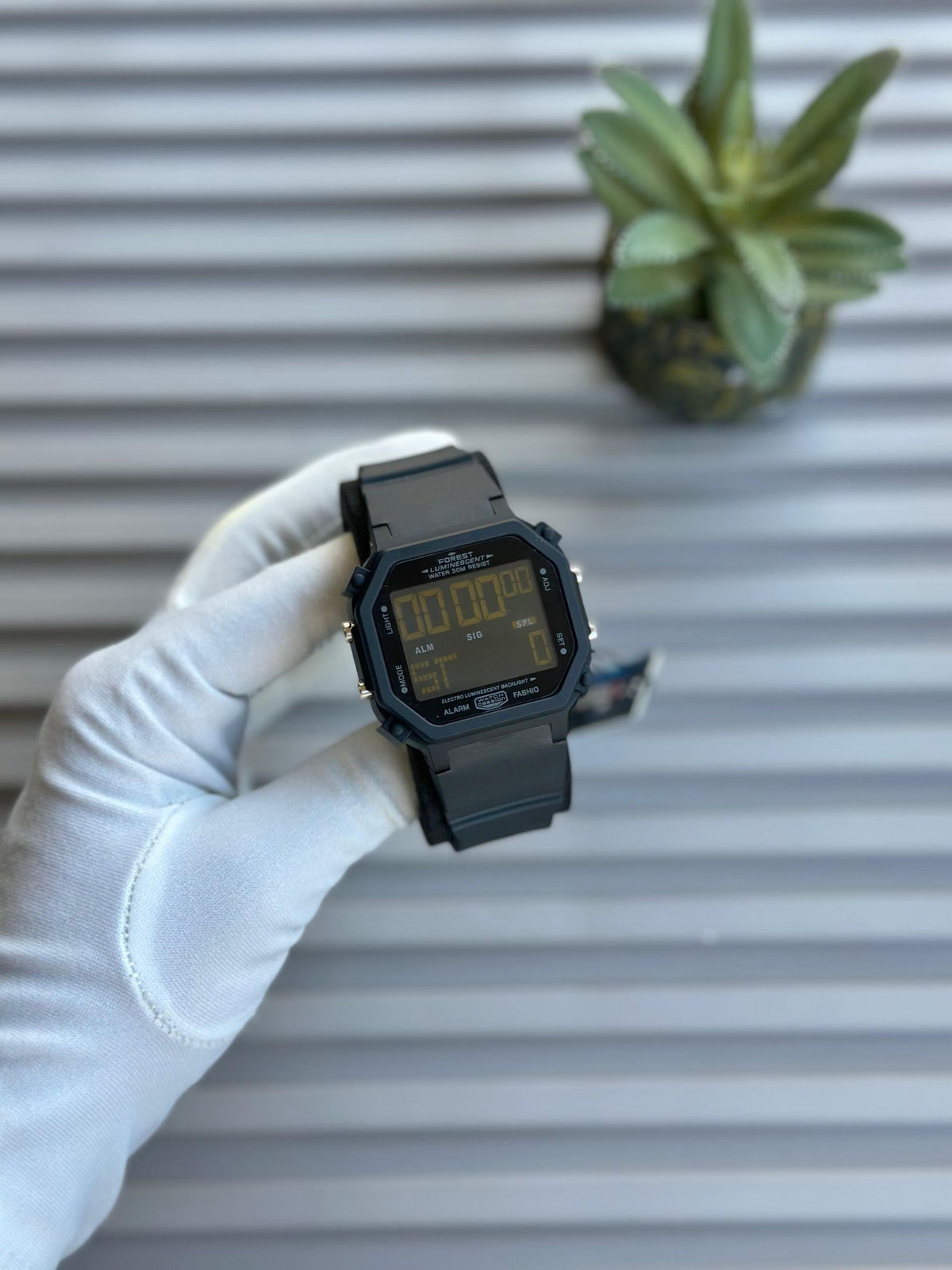 Forest Unisex Digital Watch with Quartz Movement