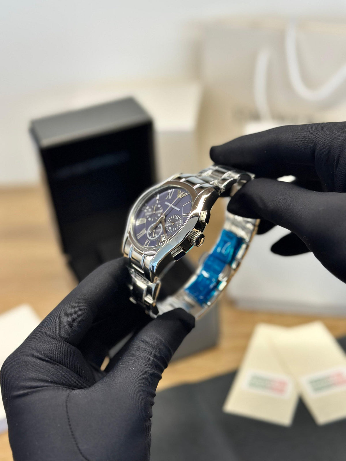 Men’s Classic Analog Chronograph Watch with Quartz Movement