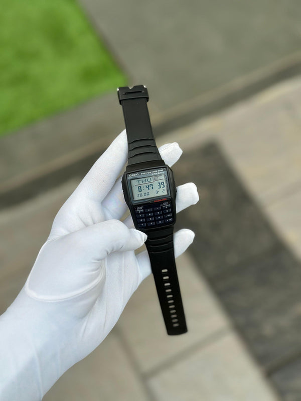 Digital Calculator Watch for Men – Quartz Movement Retro Style
