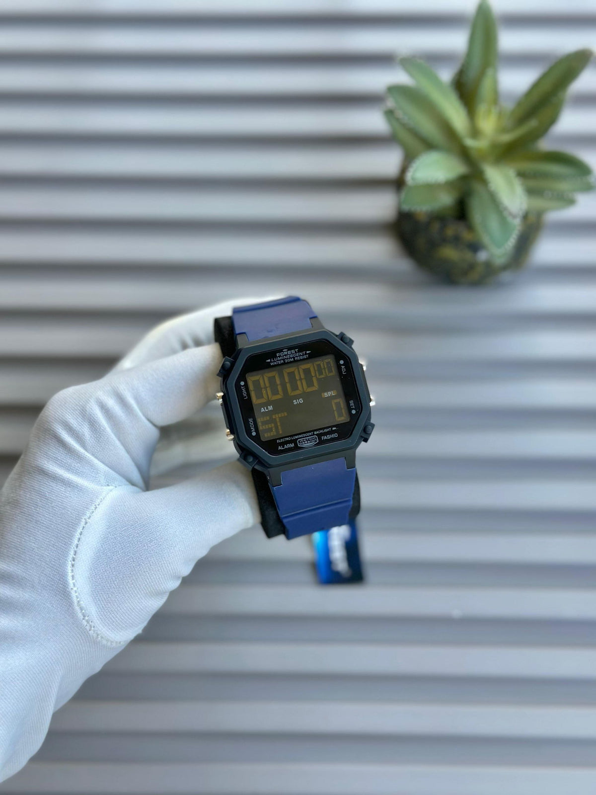 Forest Unisex Digital Watch with Quartz Movement