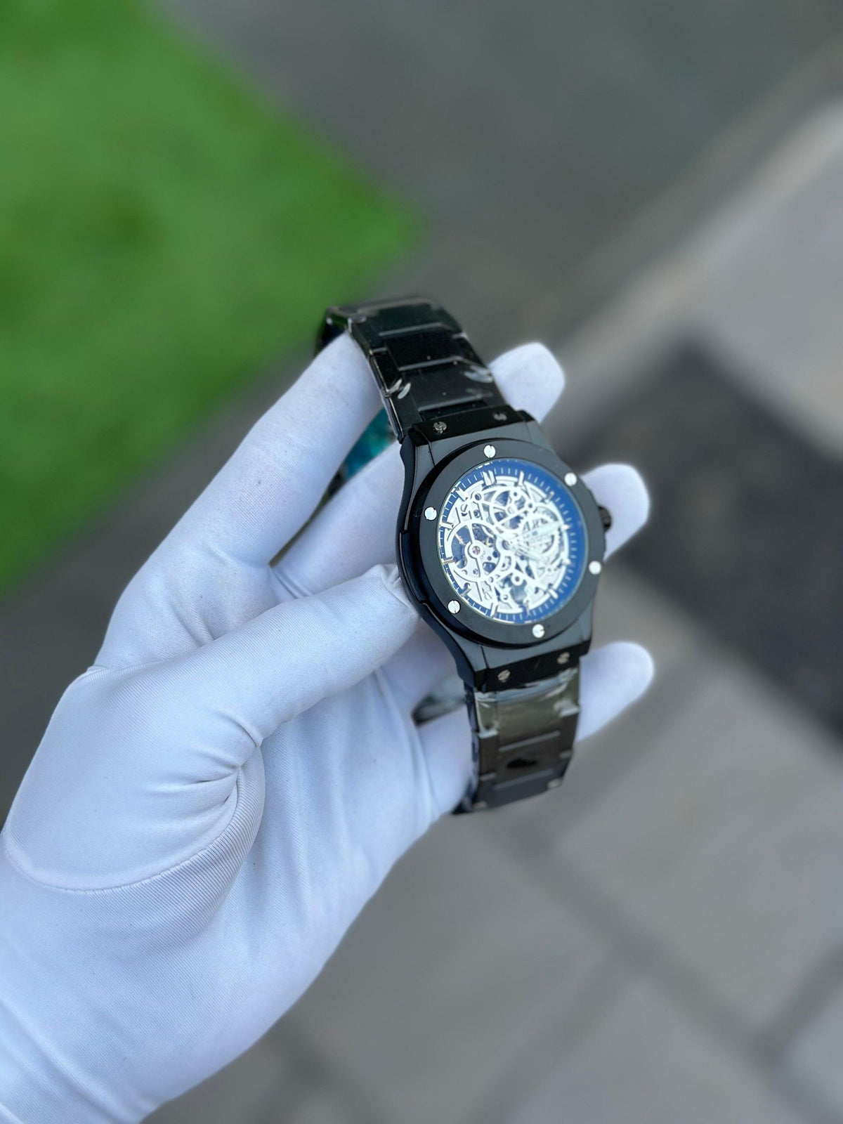 Analog Automatic Mechanical Wrist Watch for Men