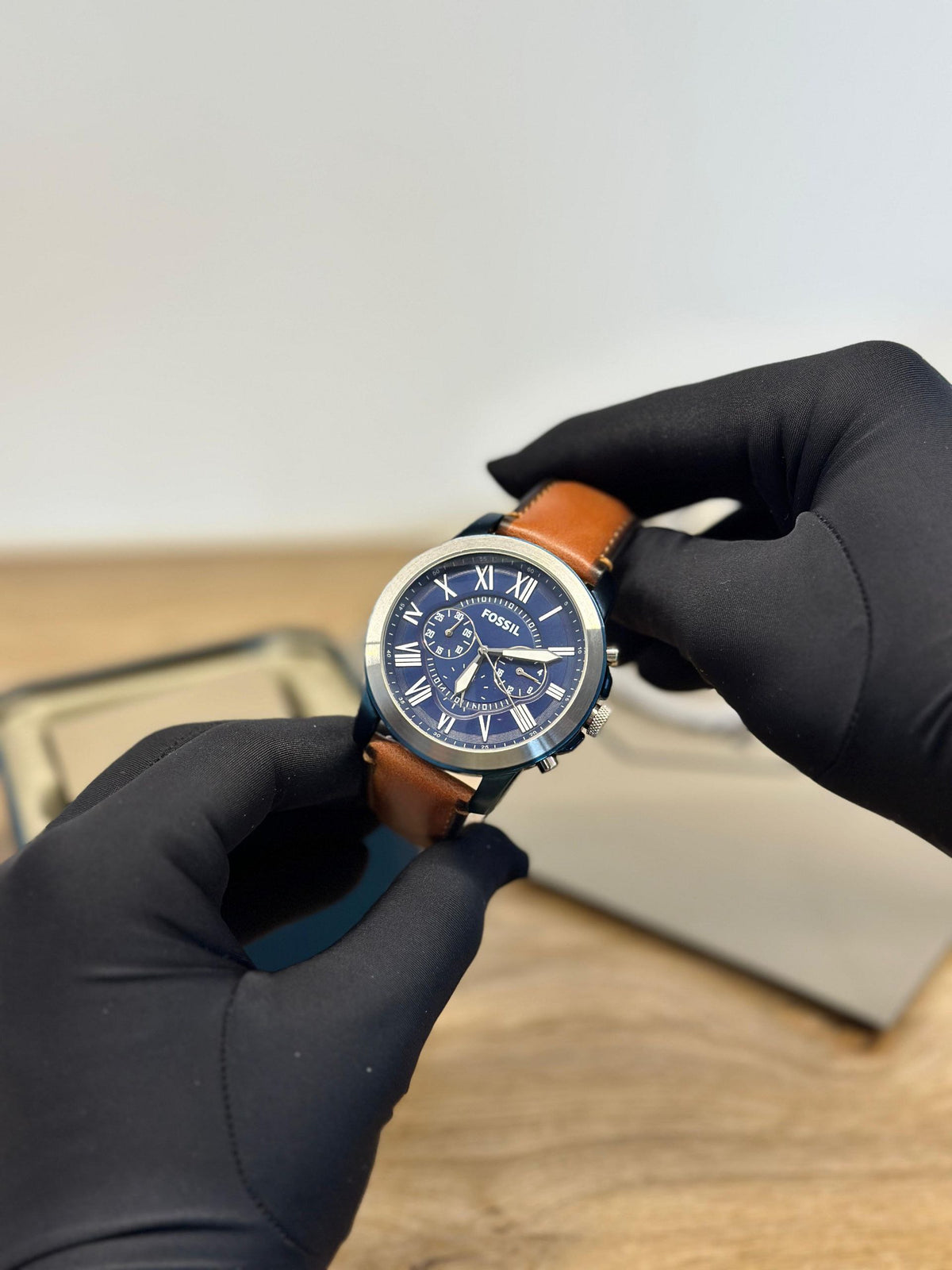 Men’s Classic Analog Chronograph Watch with Quartz Movement