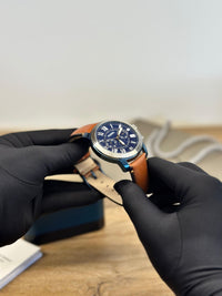 Men’s Classic Analog Chronograph Watch with Quartz Movement