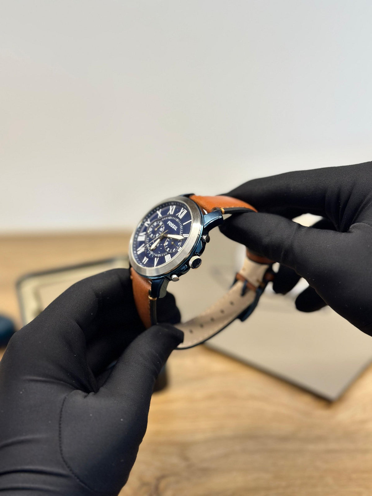 Men’s Classic Analog Chronograph Watch with Quartz Movement